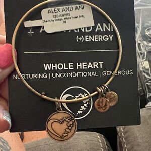 Alex and Ani Whole Heart Gold Bracelet
